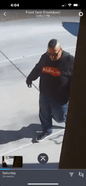 Porch Pirate Craterface Threefingers Stealing Yet Again